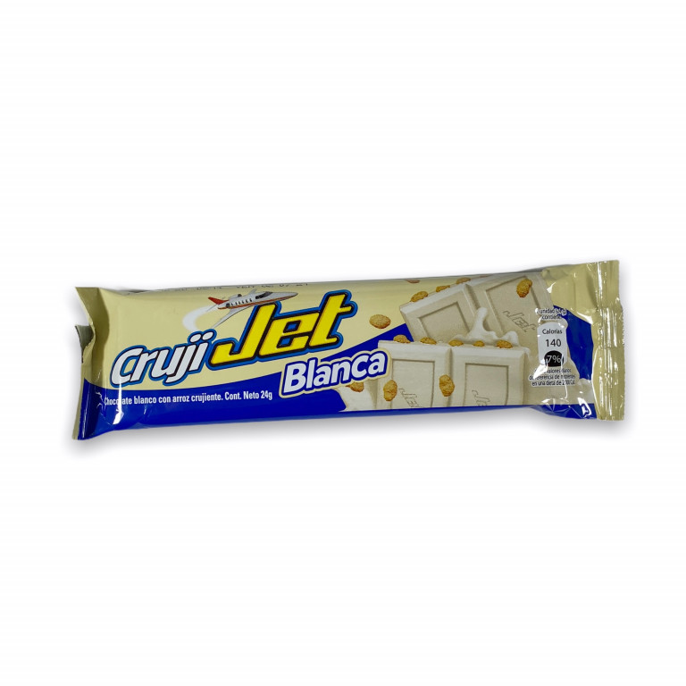 CHOCOLATINA CRUJI JET BLANCA X24 G UNIDAD 1 620