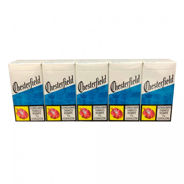 Cigarrillos Chesterfield Blue Pq X X Und Dcn